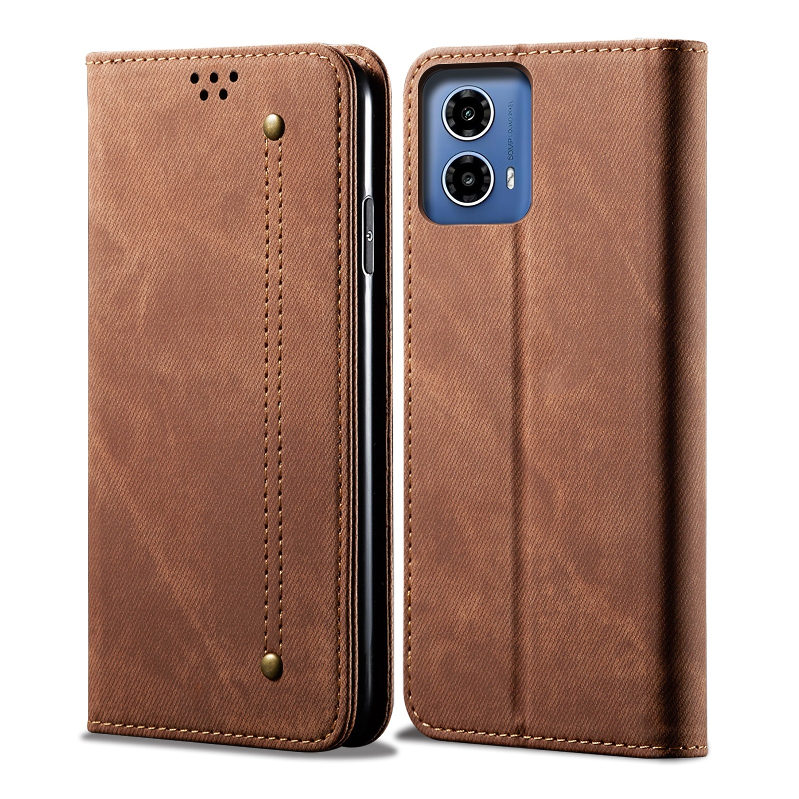 Custodia Motorola Moto G 5G 2023 - Cover Antiurto Blu con Anello