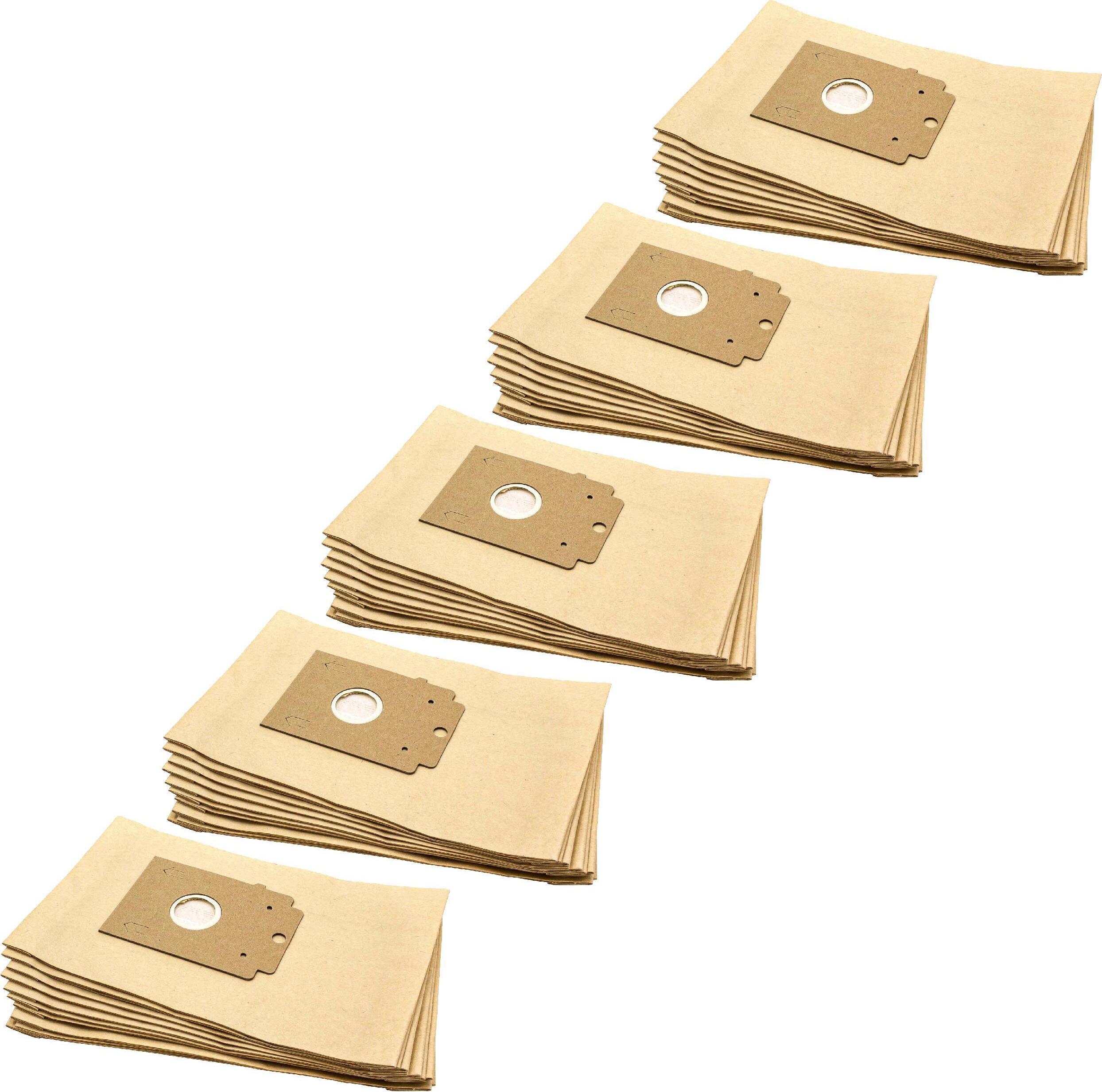 vhbw 50x Staubbeutel kompatibel mit Bosch BSG 1000 - 1999 Arriva, 1400 Arriva, 1500 Arriva, 1511 Arriva, 01 Staubsauger - 29cm x 18cm Sandfarben