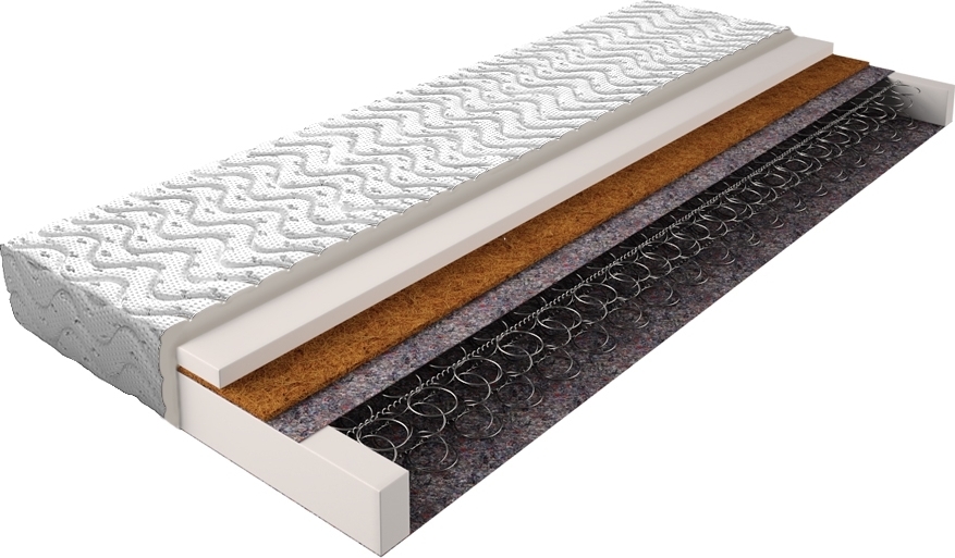 Steiner Shopping Matratze mit Bonellfederkern 013 - Größe: 90 x 200 cm, Höhe: 14 cm