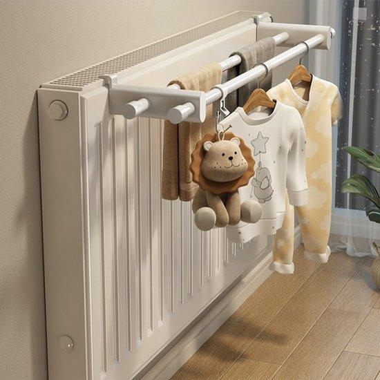 OEM Radiatorhanddoekhouder, 30 cm, weiß, ABS-Kunststoff und Kohlenstoffstahl, frei stehend, für Radiatoren ohne Bohrungen, für Radiatoren von 0,3-2 m 2026
