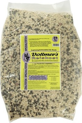 Vollmers Vollmer's Reiskost, Adult, jede Rasse, Reis, 10 kg, Gluten-frei 61638