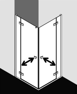 Kermi MEEPL12320VPK Eck-Halbteil links MENA EPL 1230x