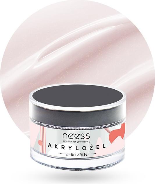 DONEGAL Acryl-Nagelgel - Milchiger Glitzer (7887) 15 g