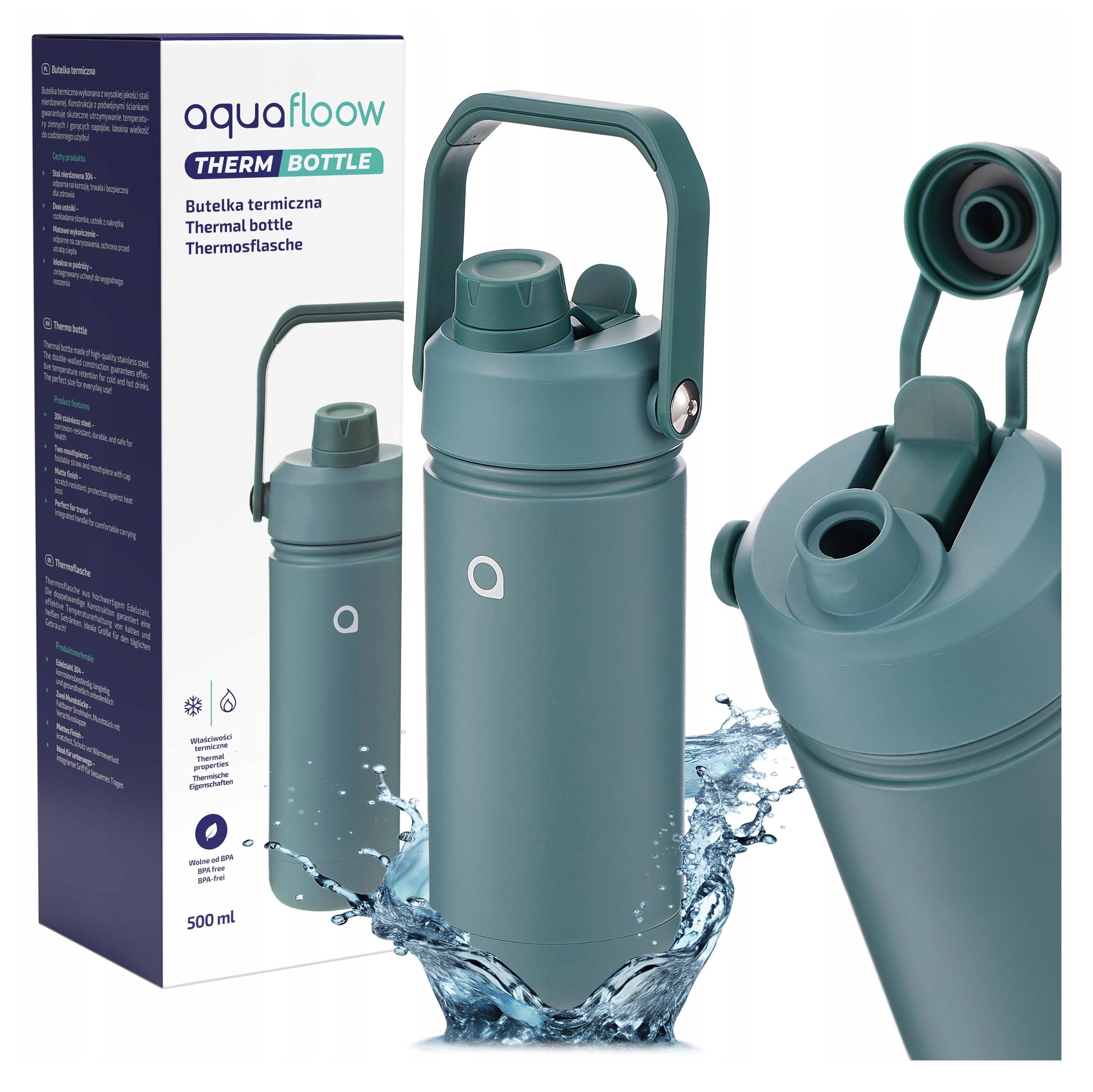 Borraccia Termica LUXZAI 32oz Acciaio Inox: Tazza Da Viaggio Isolata Con Manico E Coperchio 2-in-1 - 5