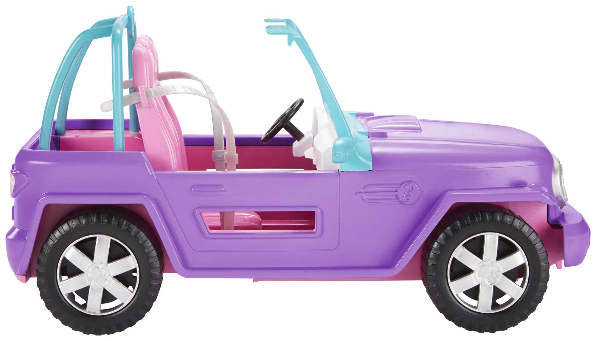 Barbie Fahrzeug Mattel DVX59 Platz für 2 Puppen pink Cabrio 