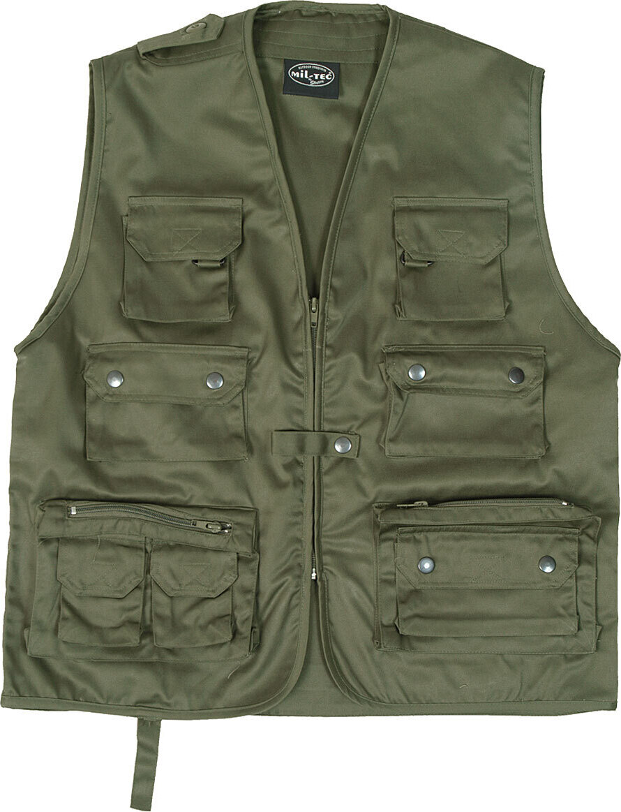 Sturm Bundeswehr und Freizeitshop Jagd- und Anglerweste oliv, L 10701101-904