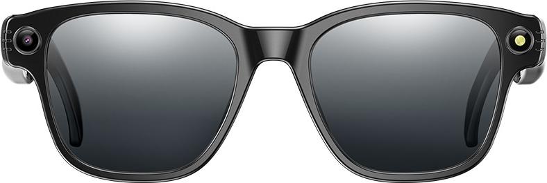 INF Intelligente AI Brille mit HD Kamera und Sprachassistent – Schwarz Schwarz 389021