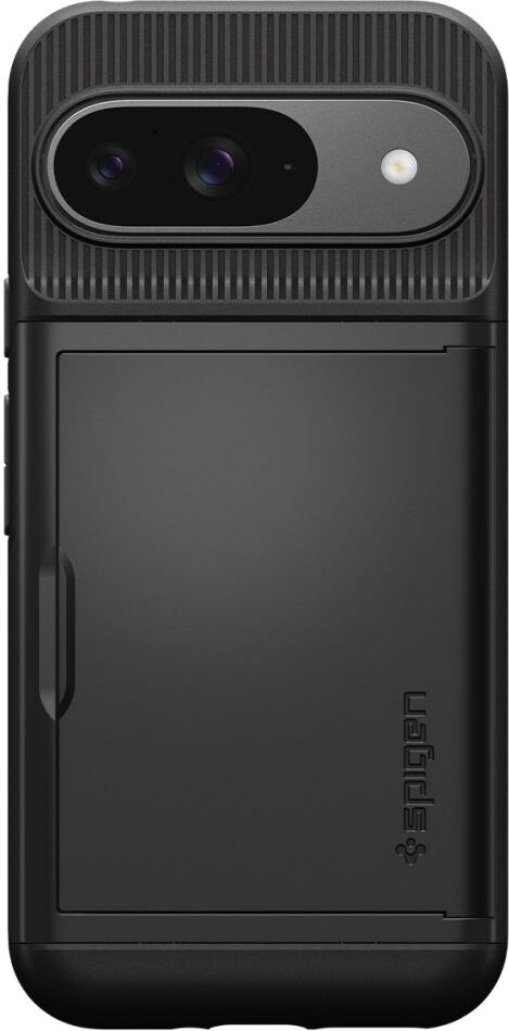 Spigen Cover Slim Armor CS Compatibile con iPhone SE 2022 5G, iPhone SE 2020, iPhone 8 e iPhone 7 - Nero