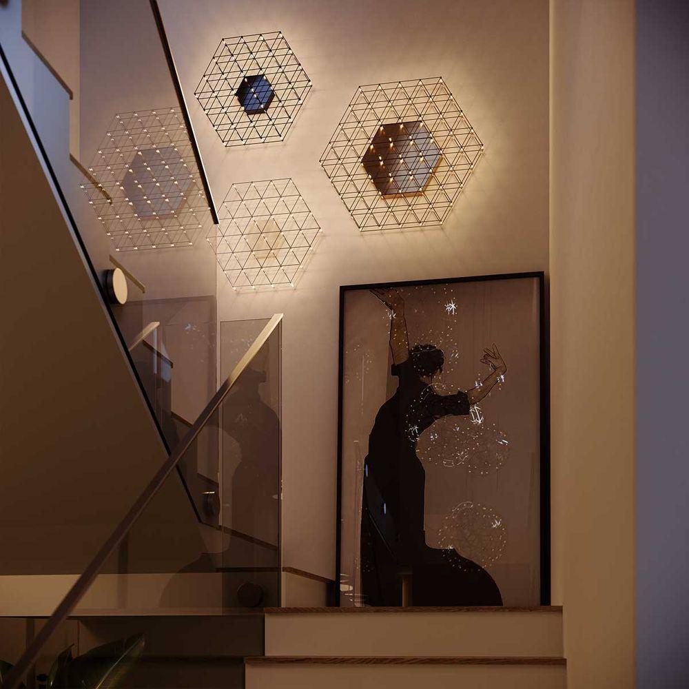 s.luce Atom eckige LED Effekt Wand- & Deckenleuchte Effektlampe Effektleuchte 177733