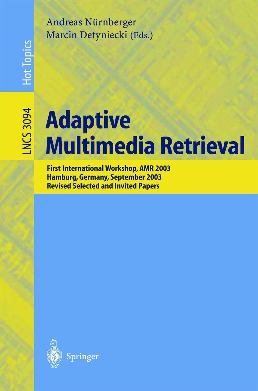 Sonstige Verlage Adaptive Multimedia Retrieval