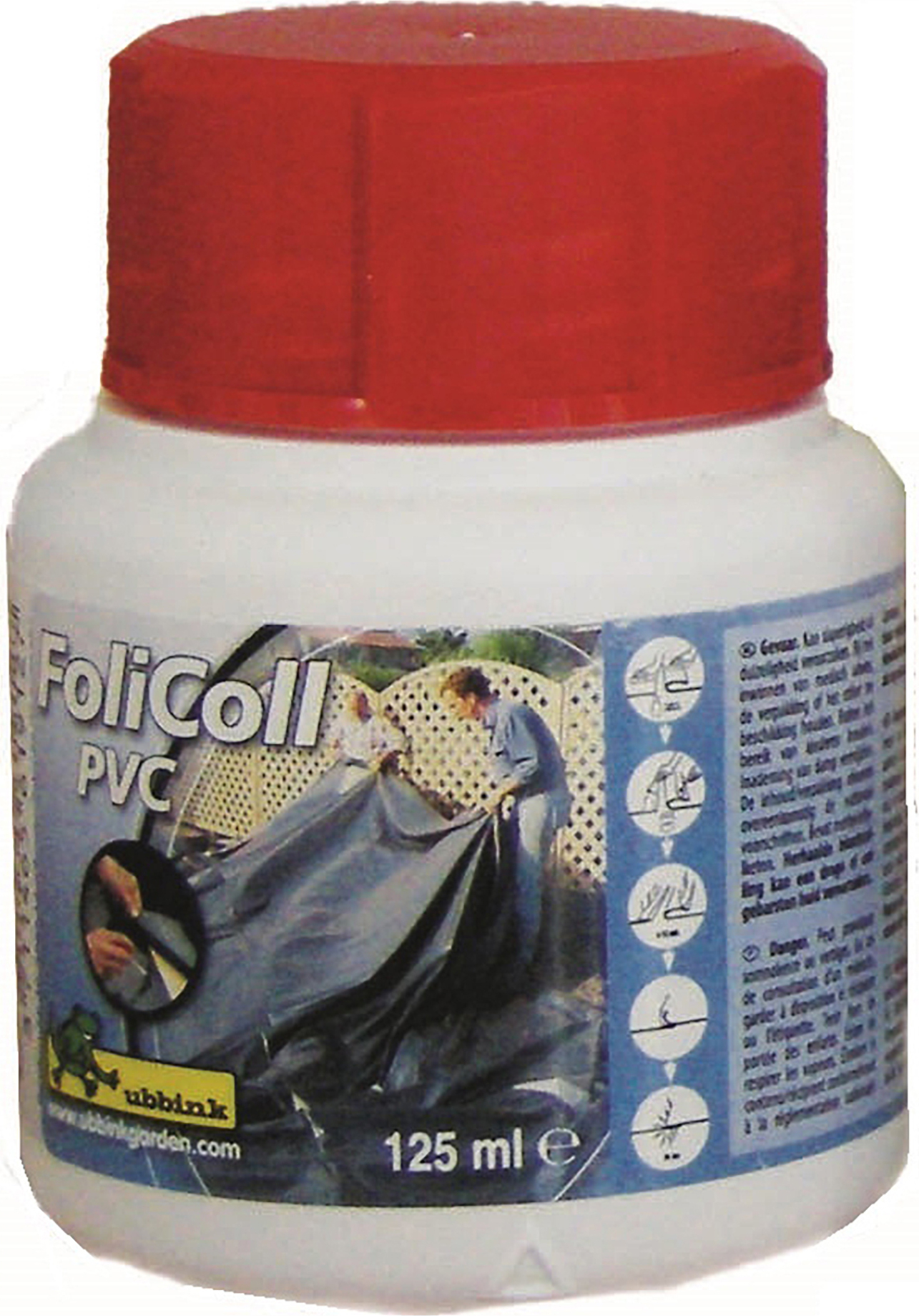 10 x Ubbink FOLICOLL - Kleber für Aqualiner PVC-Teichfolien, ausreichend für +/- 5m² - 125 ml 423547