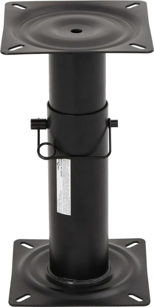Piédestal Siège Bateau VidaXL – Acier Revêtu, Pivotant 360°, Base 18x18 Cm, Montage Facile