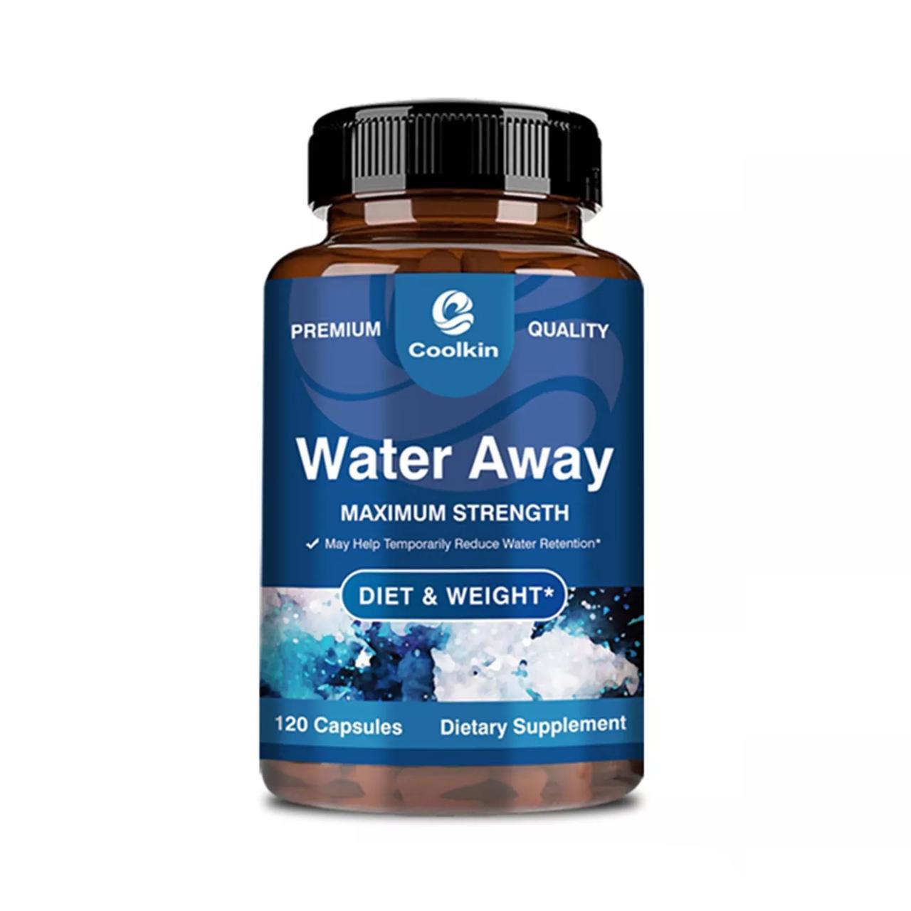 Coolkin Water Away 649 mg (120 Kapseln) Nahrungsergänzungsmittel, Harnwege, Blähungen, Flüssigkeitshaushalt