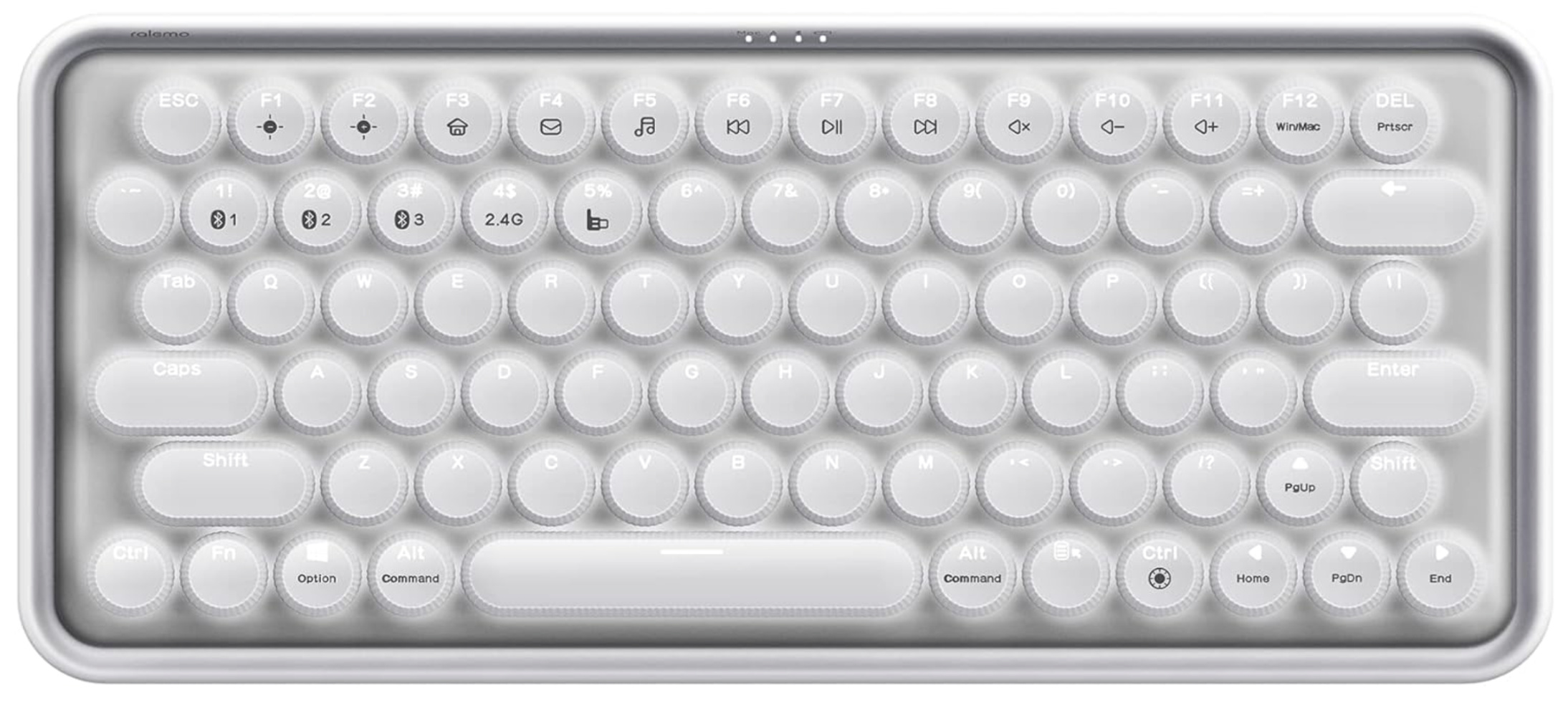 Rapoo Ralemo Pre 5 Weiß Mechanische Multimodus Tastatur 13516
