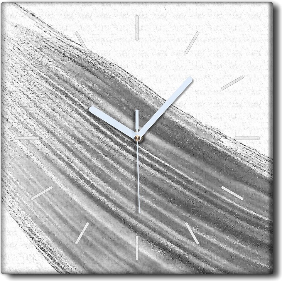 Coloray Uhr auf Leinwand 30x30 cm Wand Uhr Dekoration Wohnzimmer Segeltuch weiße Zeiger -Kunst-Kunstgraffiti. zck-30x30-1519407380-b