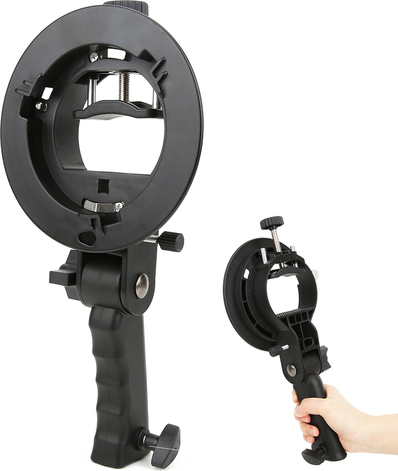 Cocosity Flashlight Halterung,Flashlight Stand,Flashlight Unterstützung,Flashlight Handheld-Halterung,Kamera Top Flashlight Stand