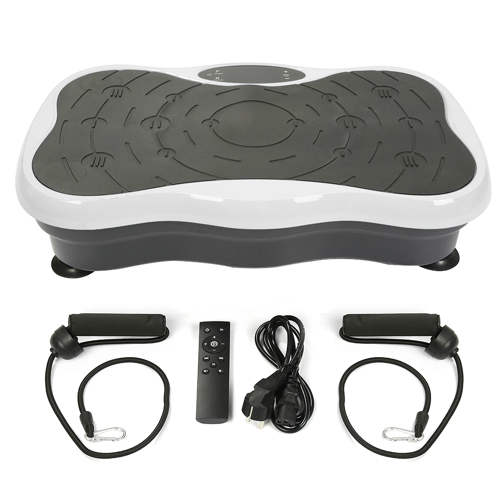 3D Vibrationsplatte Ganzkörper Trainingsgerät Fitness Platte mit Bluetooth LCD