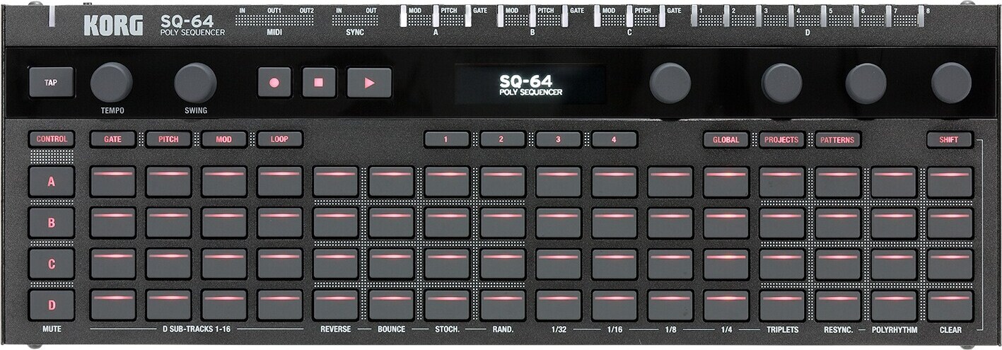 Korg SQ-64 - polyphoner Step-Sequenzer