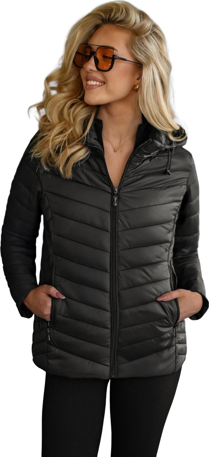 Damen Jacke Schwarz OZONEE JS/16M9230/392 L