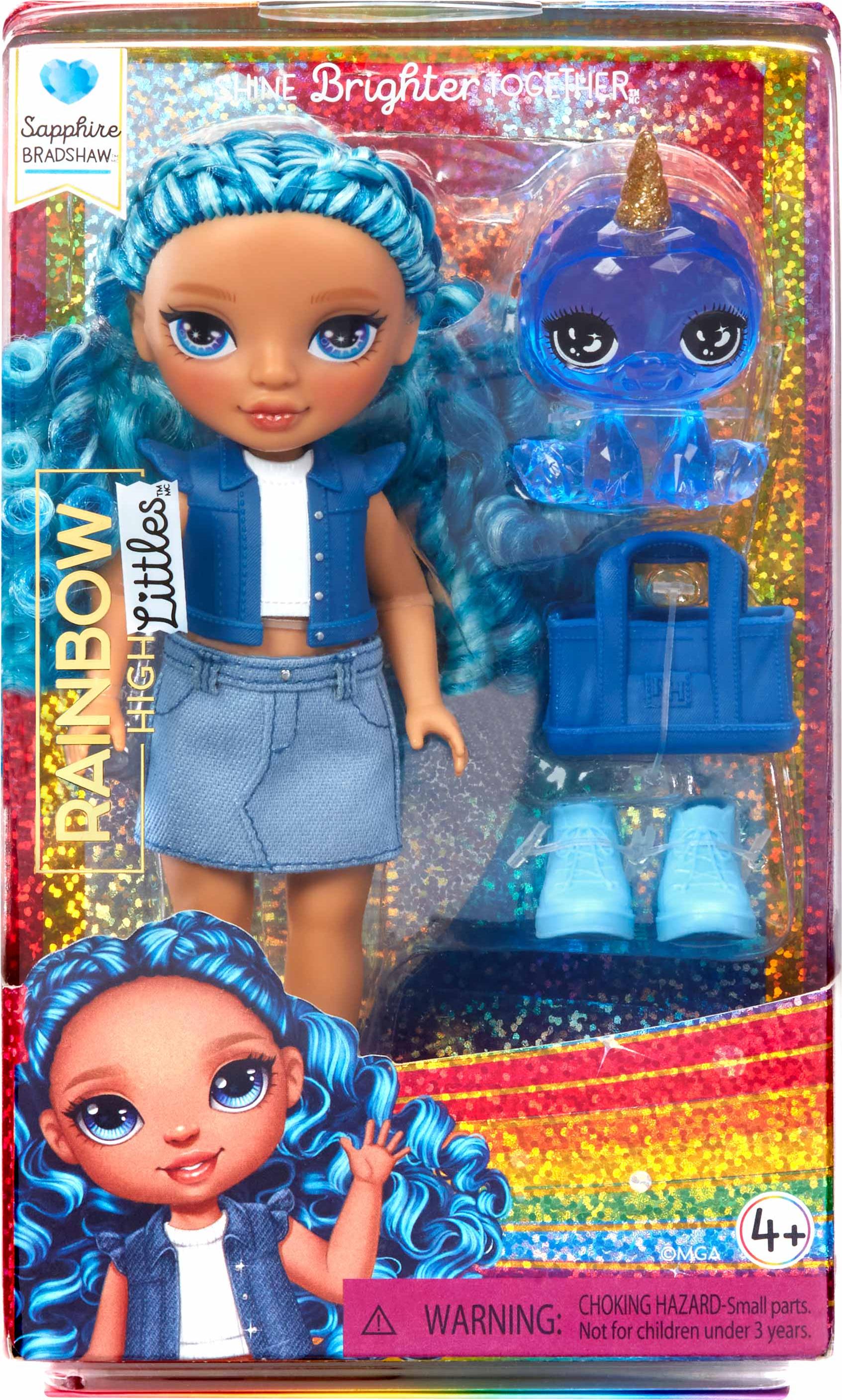 MGA Rainbow High Littles Sapphire Modepuppe Blau 15 Cm 5 mga-rainbow-high-littles-sapphire-modepuppe-blau-15-cm-5