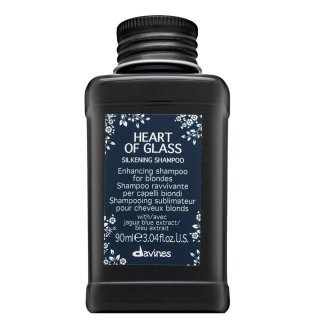 Davines Heart Of Glass Silkening Shampoo posilujúci šampón pre farbené, chemicky ošetrené a zosvetlené vlasy 90 ml