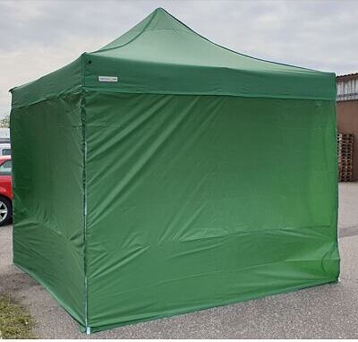 Faltpavillon 3x3m ALU Standard volle Seitenwand - Rot Image