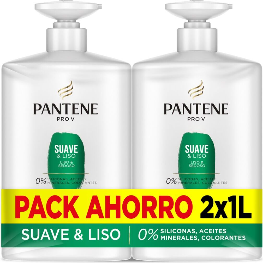 Pantene Glatt & Geschmeidig Shampoo Charge 2 X 1000ml