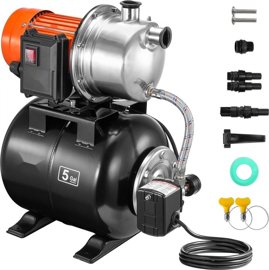 Záhradné čerpadlo 1176W - Zavlažovacie čerpadlo 5600L/h - Čerpadlo do studne - Bazénové čerpadlo - Vysoko výkonné čerpadlo pre záhradu a bazén