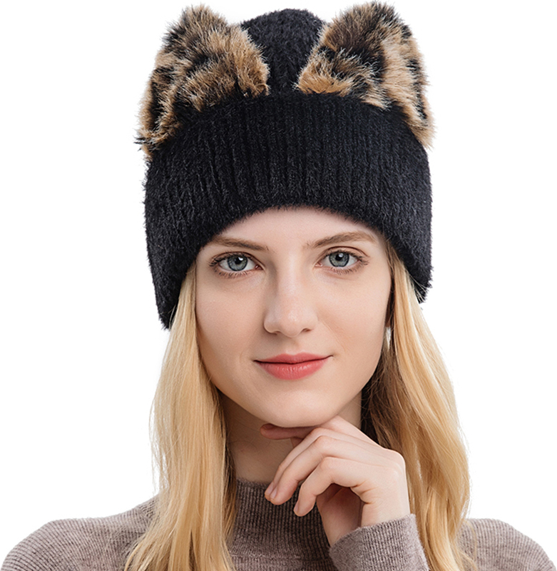 Lurrose Leopardenmuster Katzenohren-Haarreif – 8 Stück, Plüsch-Tierkopfschmuck Für Karneval & Cosplay
