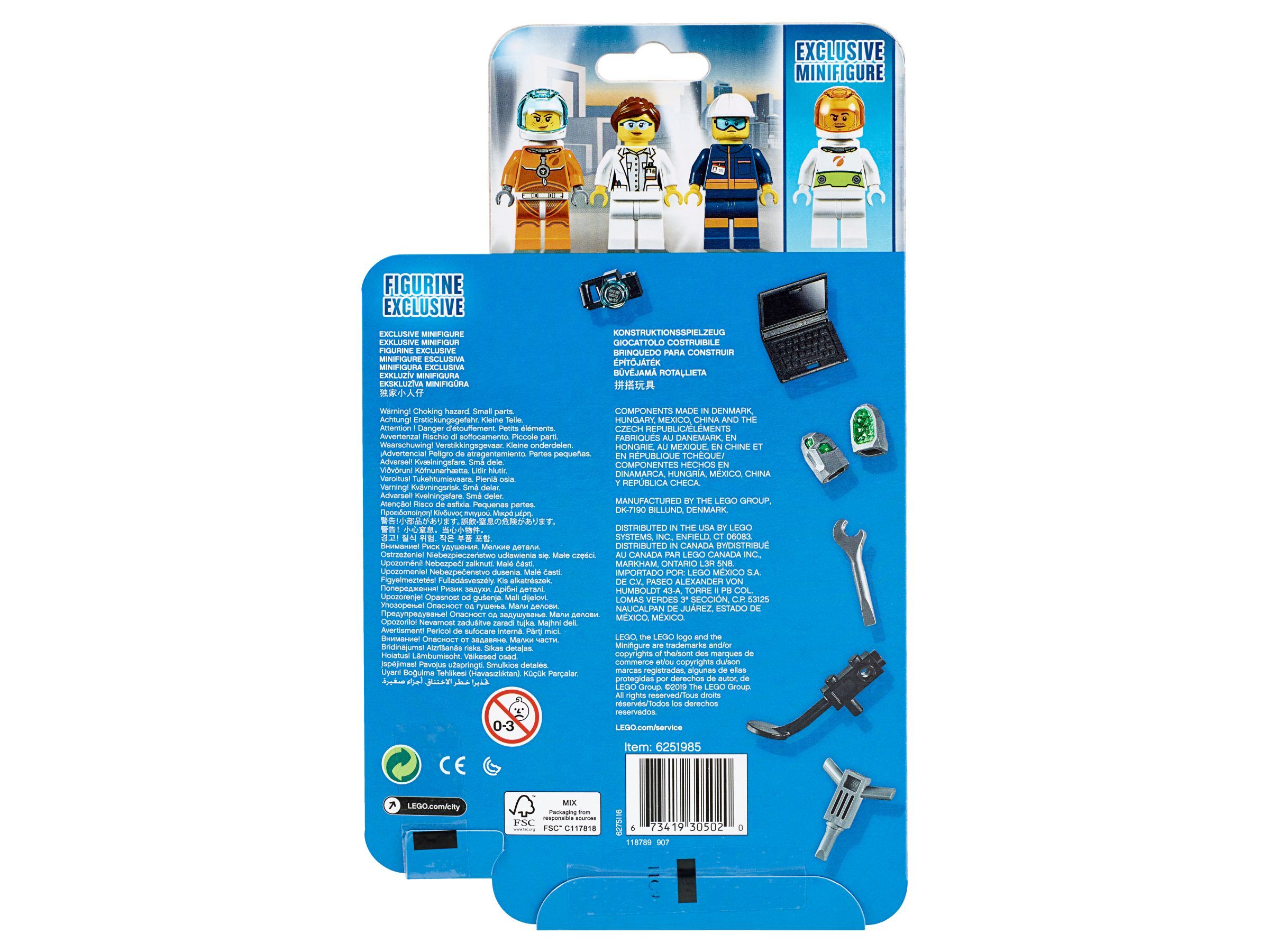 LEGO Minifigures MF Set City 40345, Stavebnica, 6 rok / roky, Plast, 44 kusov