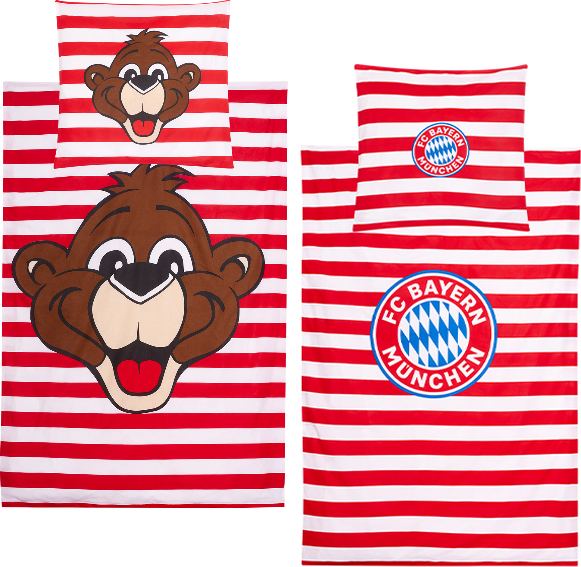 Beronage FC Bayern München Baby / Kleinkind Berni Bettwäsche Linon / Renforcé 018075