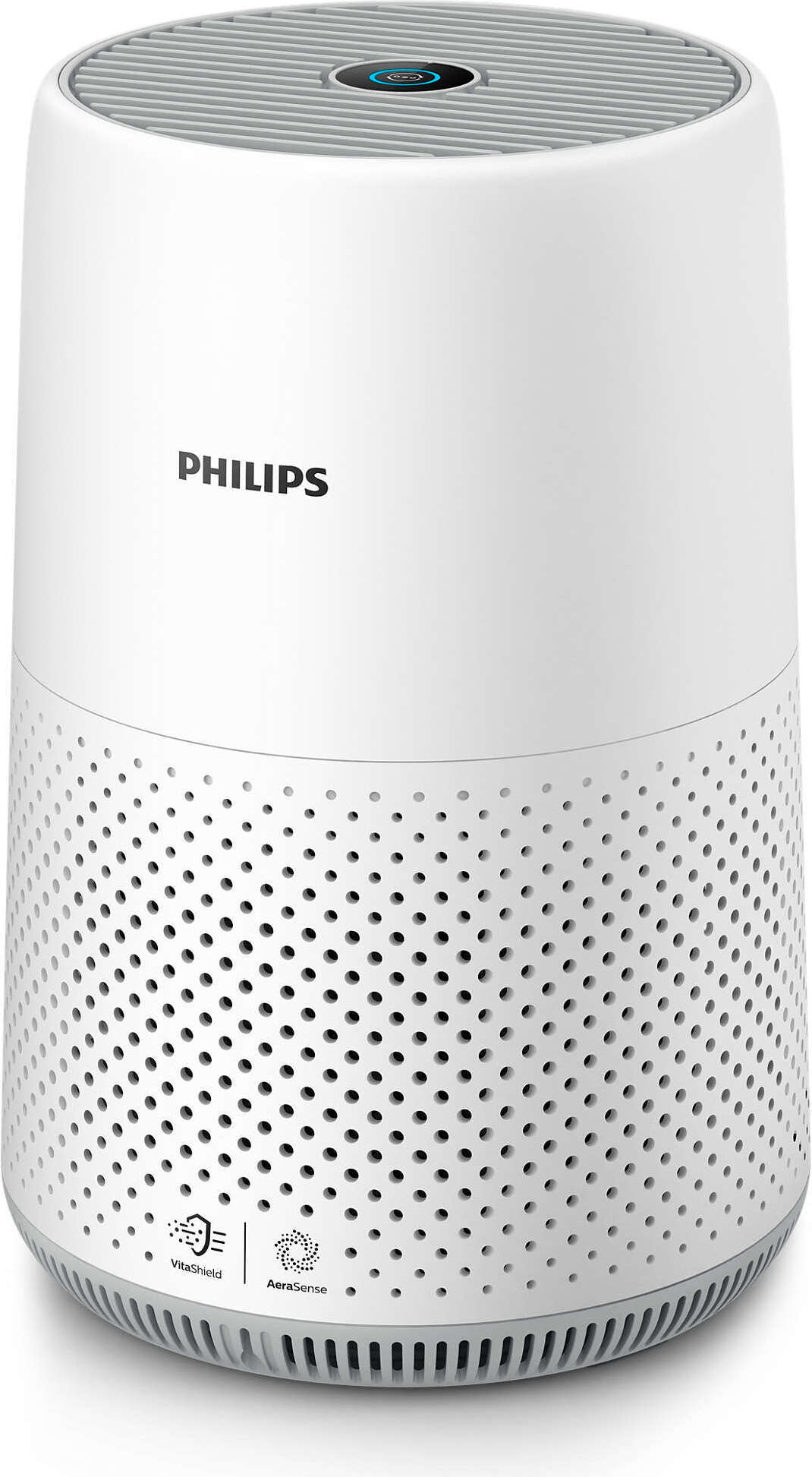 Philips Luftreiniger Series 800 mit HEPA-Filter, bis zu 99.5% weniger Partikel, bis zu 48 m², Weiß (AC0819/10)