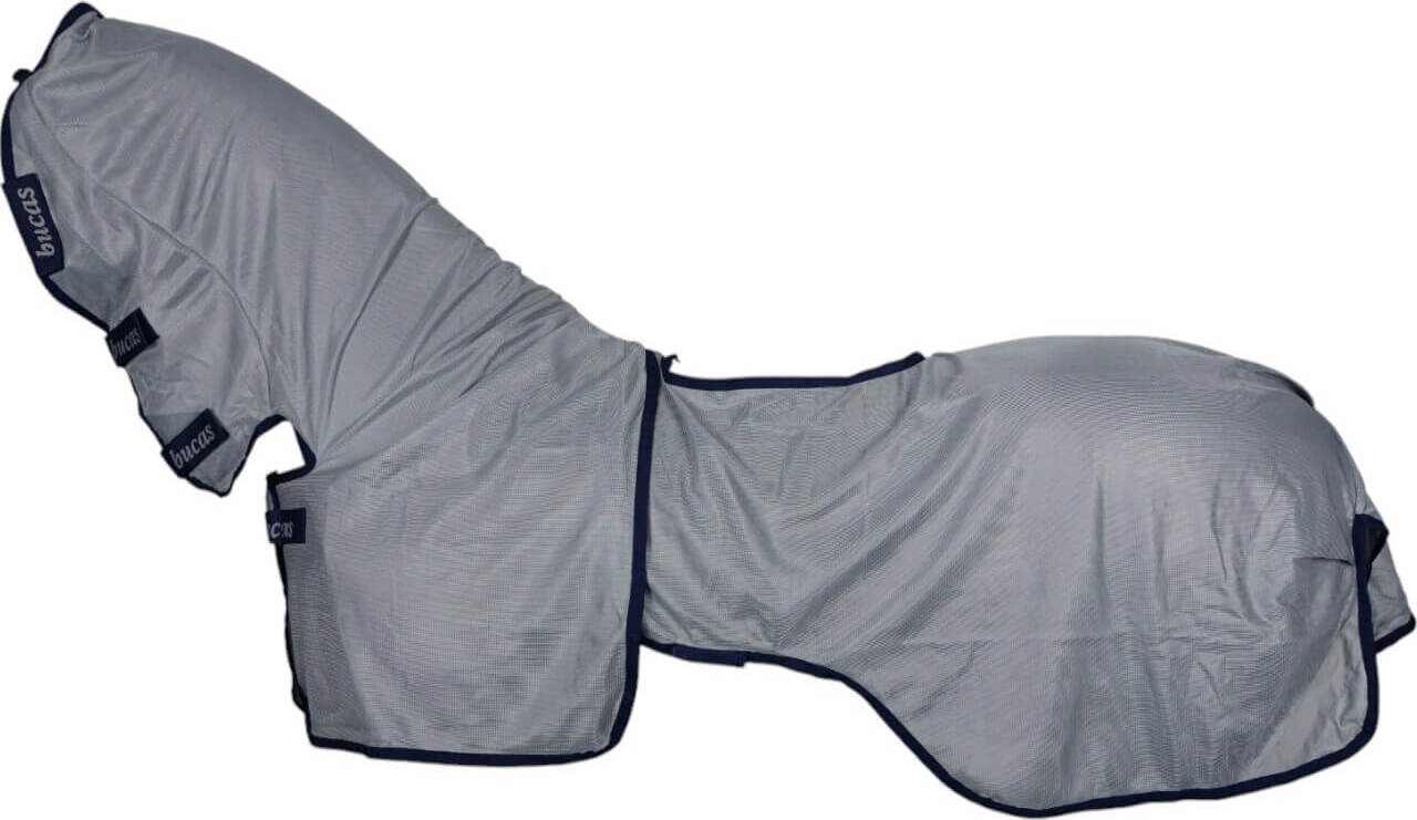 Bucas Ausreitfliegendecke Buzz-Off Riding Fliegendecke Blue 125 64725-02