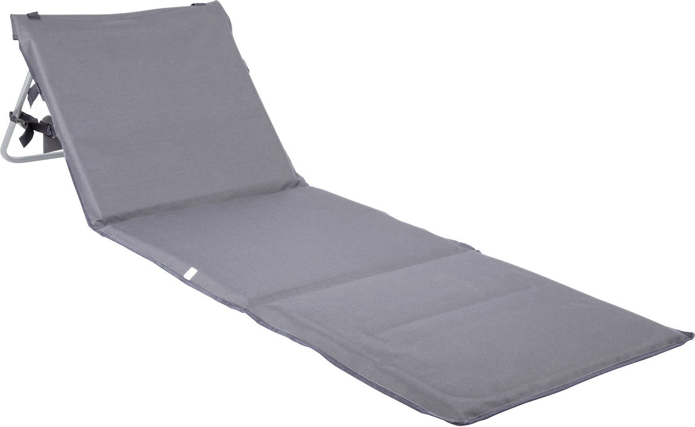 ONVAYA® Premium Strandmatte Grau mit Tragegurt