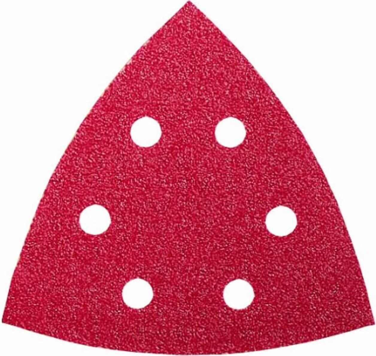 Bosch Schleifblatt 5 Stück, 93 mm, Körnung 120 (für Deltaschleifer verschiedene Materialien, 2609256A51