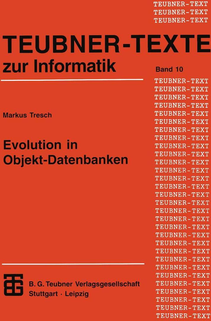 Sonstige Verlage Evolution in Objekt-Datenbanken