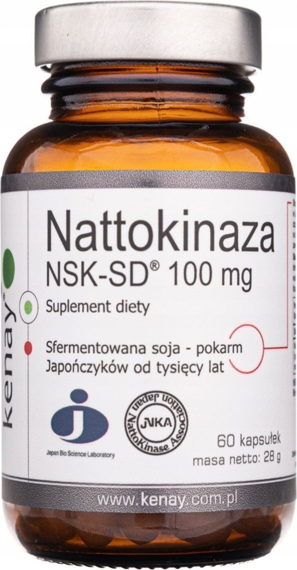 Kenay Nattokinase NSK-SD 100 mg 60 Kapseln BI3026