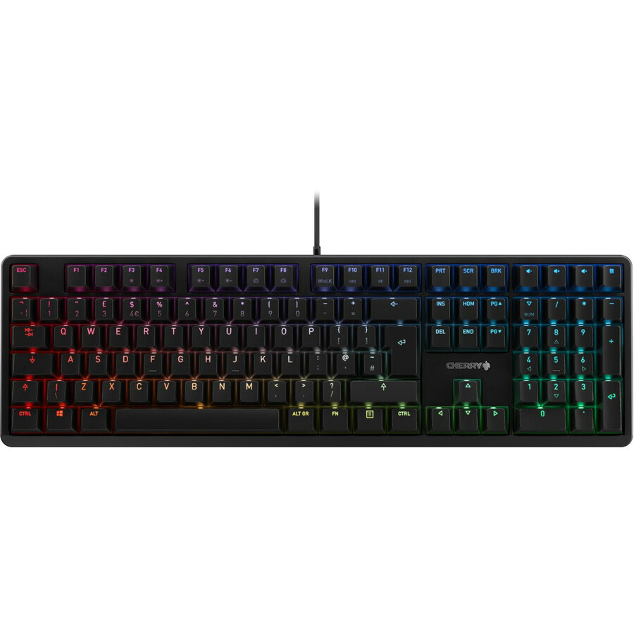 CHERRY G80-3000N RGB, USB, Mechanischer Switch, QWERTY, RGB-LED, Schwarz G80-3838LWBGB-2