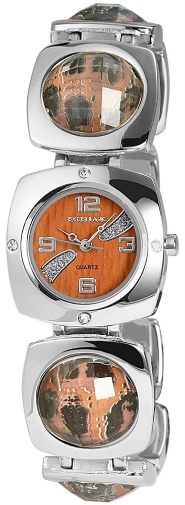 Excellanc Damenuhr mit Metallarmband 180527000018