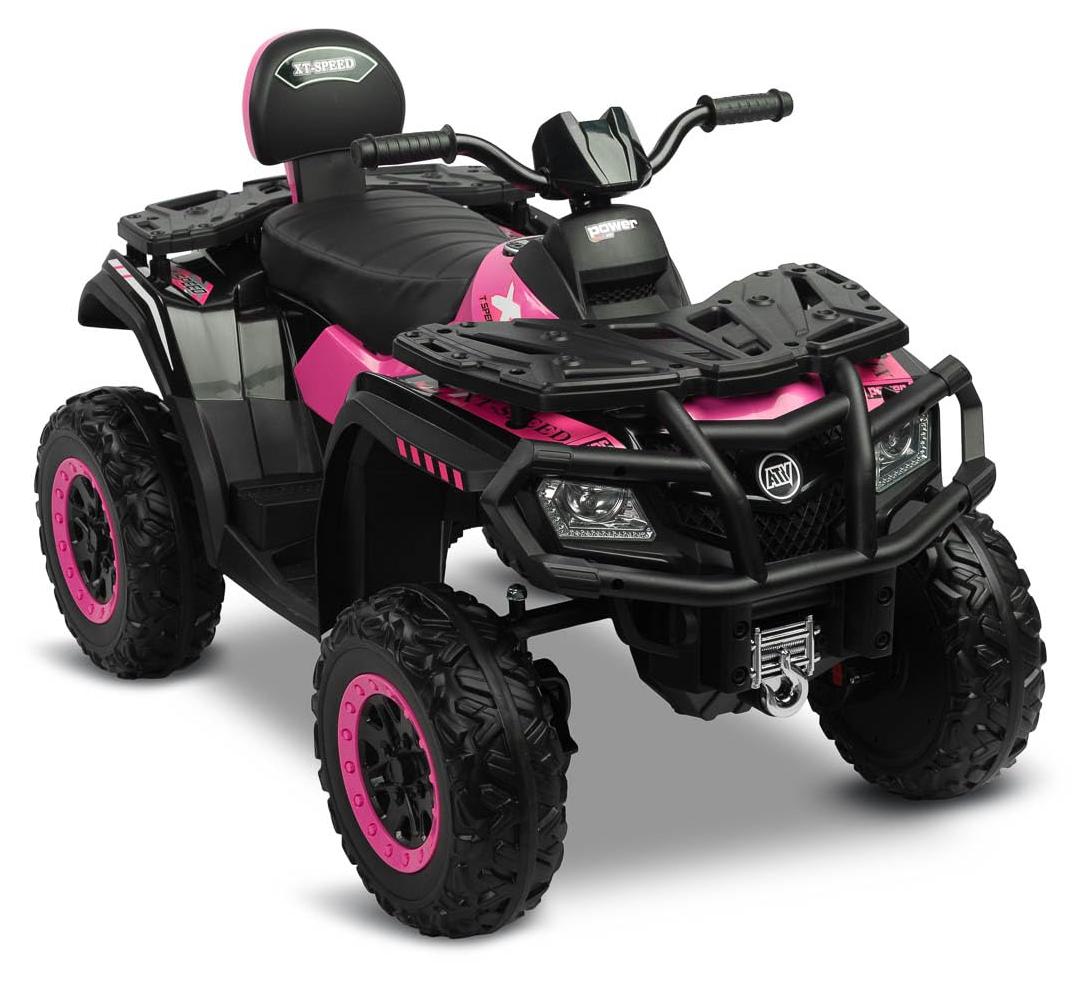 TOYZ - Quad Kinder - Akkubetriebenes Fahrzeug Rush, ab 3 bis 8 Jahre, Rosa TOYZ-7214