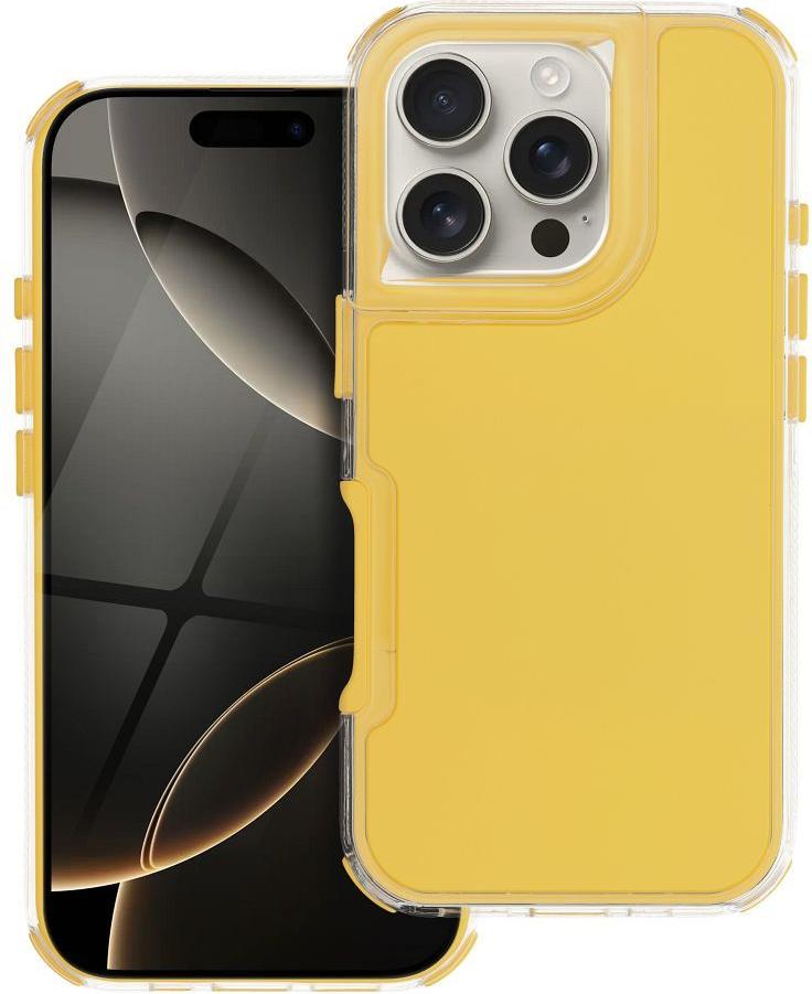 Puzdro na mobilný telefón MATRIX vhodné pre IPHONE 16 Pro žlté
