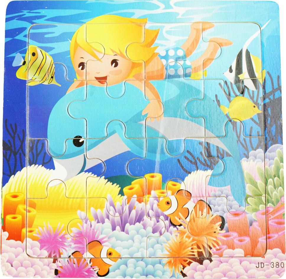 KinderSafe Buntes Holzpuzzle