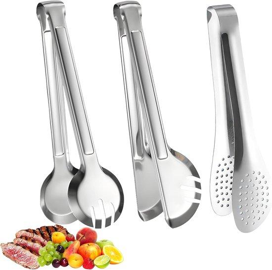 OEM Set aus Edelstahl - 24 cm - Für Salat, Grill und Servieren 2026