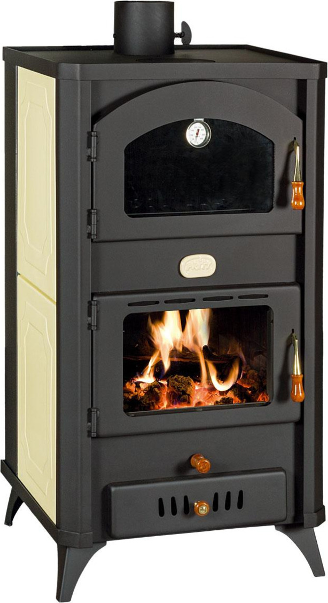 Krbové kachle, kotol, rúra, krb, dekoratívne lakované boky, 18+5 kW, Prity FGW18R