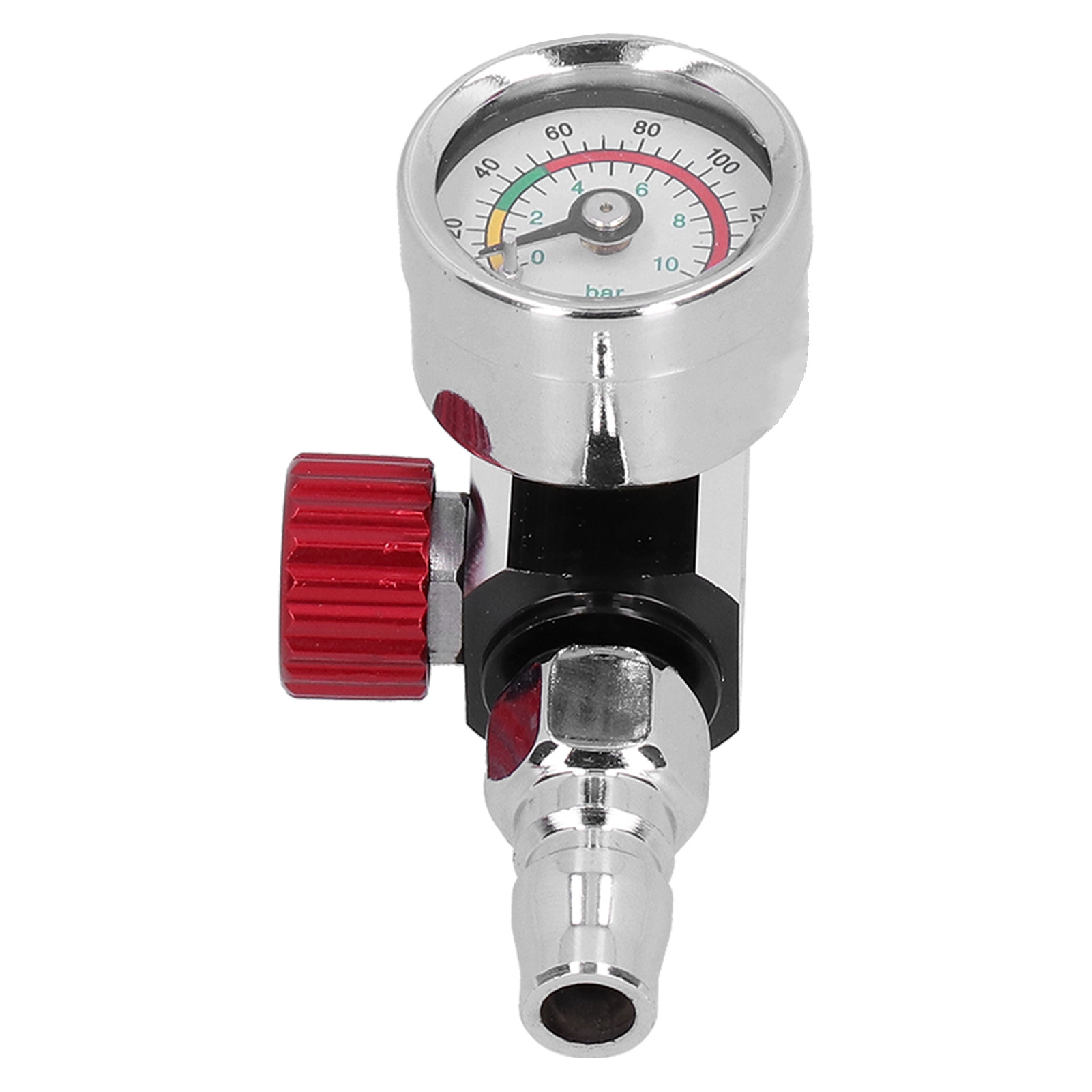 Cocosity G1/4-Zoll-Gewinde-Spritzpistolen-Luftdruckregler, Druckregelventil, Manometer