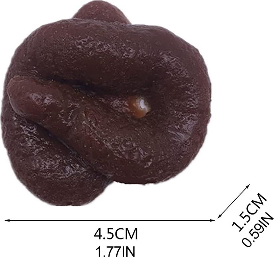 Gistuch Künstlicher Poop, realistischer Stuhlgang, Neuheit, schwimmendes Spielzeug, Streich, lustiges Geschenk für Scherztrick