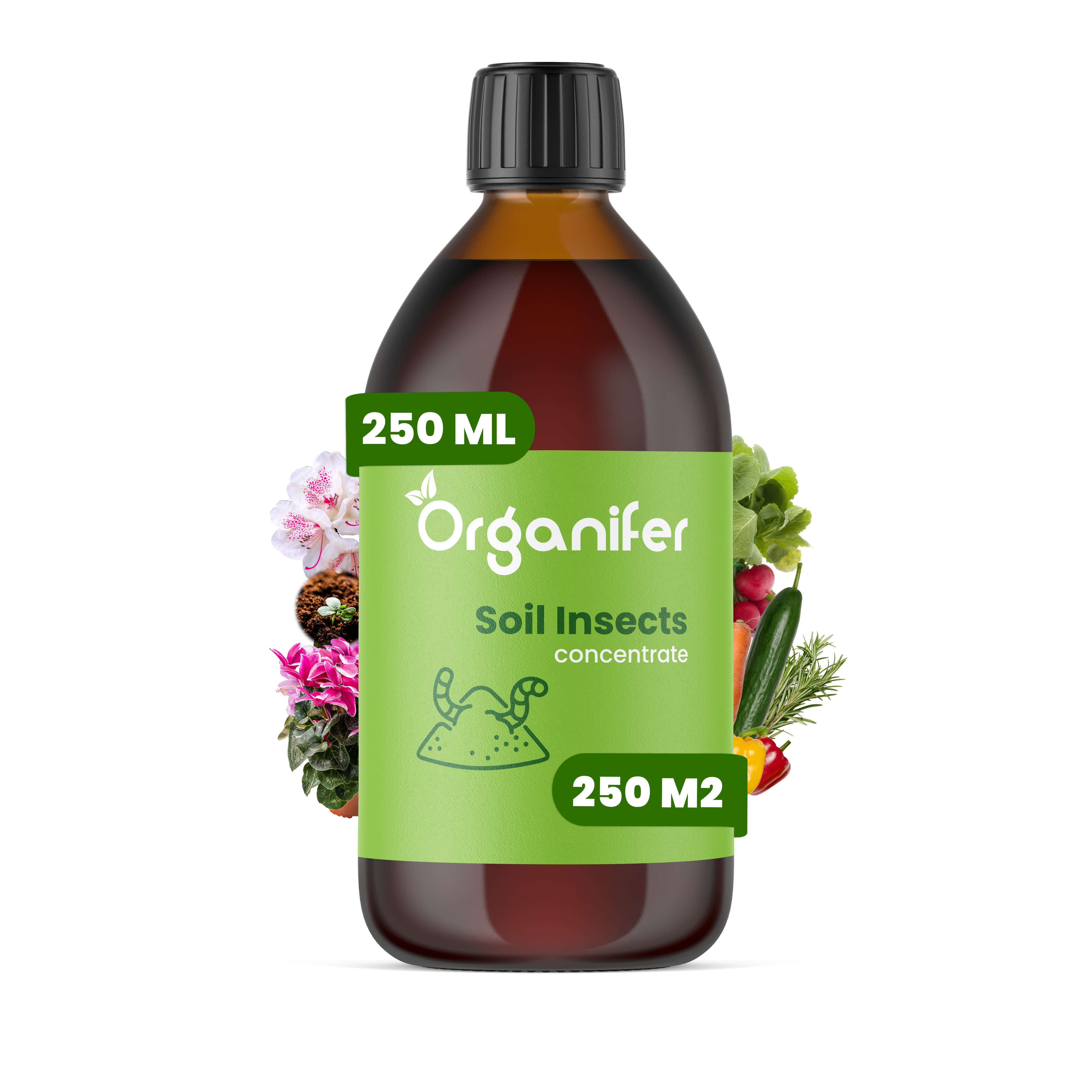 Soil Insects Bodeninsekten-Konzentrat - 250 ml für 250 m2- Organifer 34464