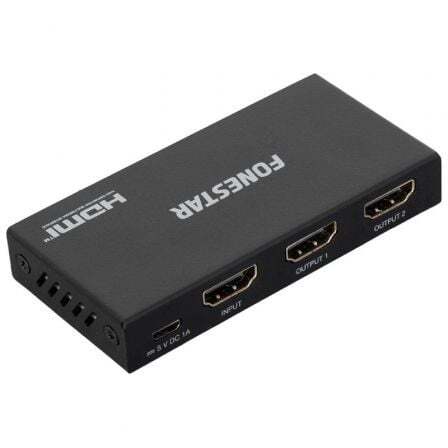 Fonestar FO-22S2ED, HDMI, 2x HDMI, 3840 x 2160 Pixel, Schwarz, Gold, Status