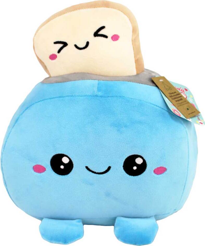 L & B Blauer Toaster Kuscheltier kawaii - ca. 24 cm