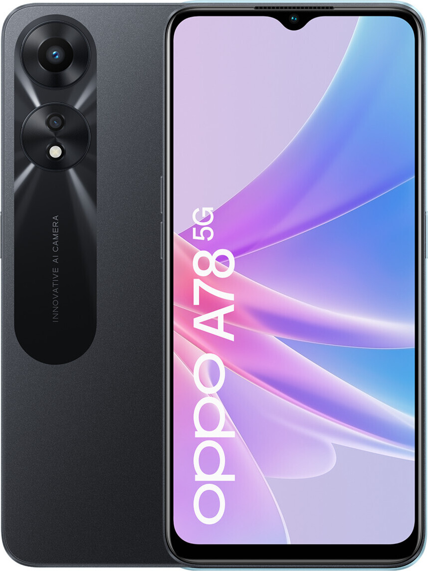 OPPO A78 5G 16,7 cm (6,56") Dual SIM Android 13 USB typu C 4 GB 128 GB 5000 mAh čierna
